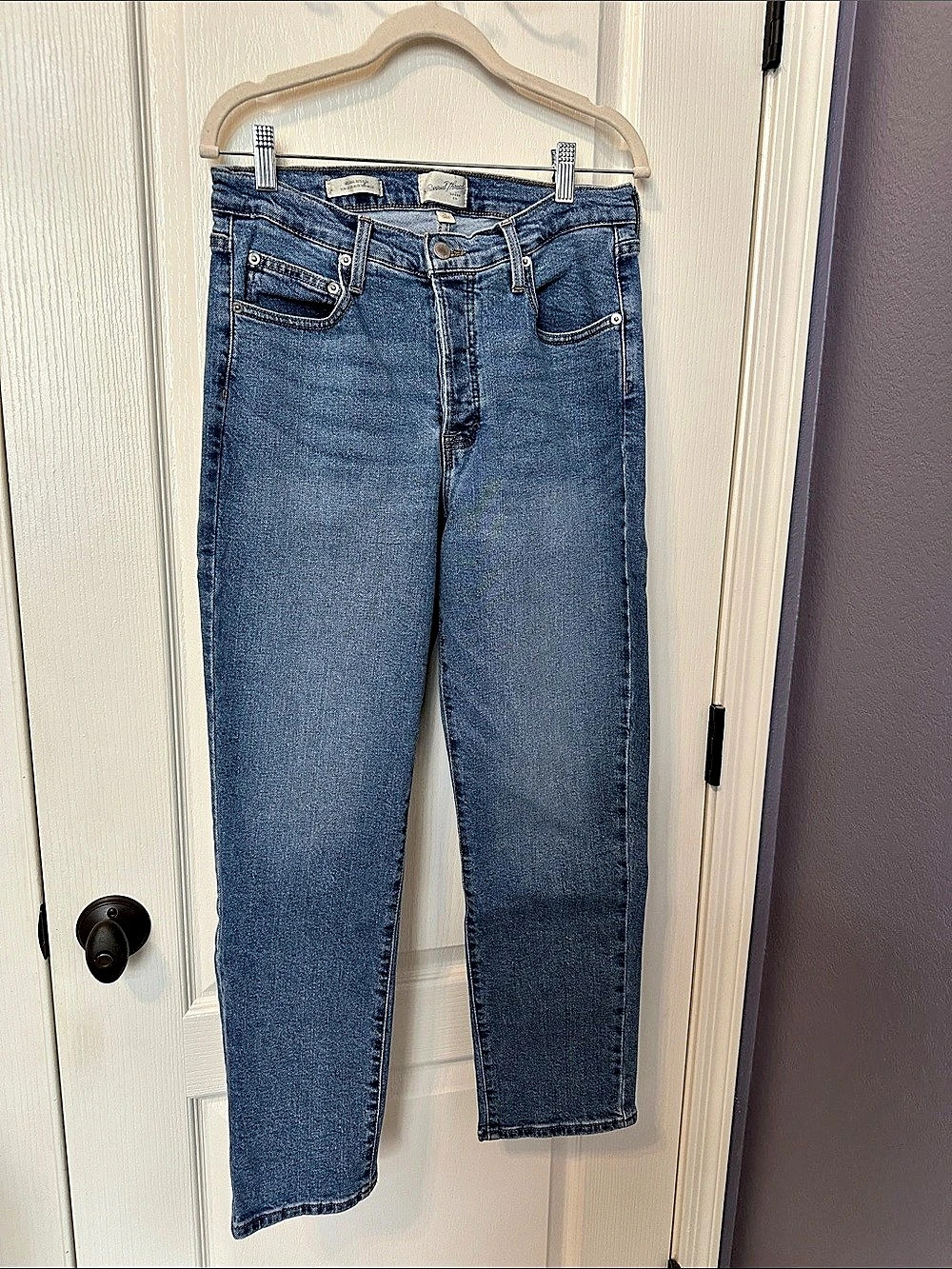 Universal Thread Mid-Rise '80s Slim Jeans Blue Waist 30